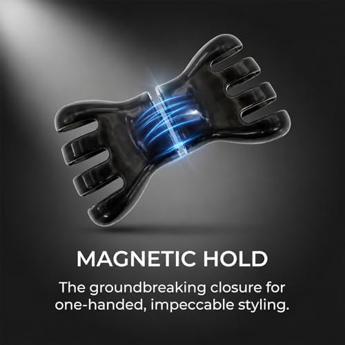 ASTRULUME Magnetic Hair Clips - 2-in-1 Strong Hold, No-Slip