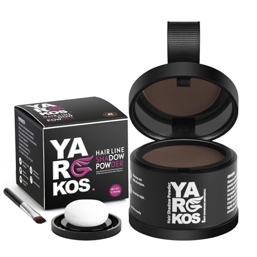 Dark Brown Hair Shadow Powder for Roots & Hairline