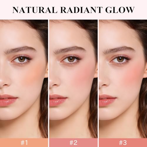 3-Color Blush Palette | Waterproof Powder Blush for All Skin Tones