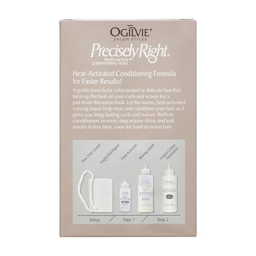 Ogilvie Salon Styles Perm Kit for Color-Treated & Thin Hair