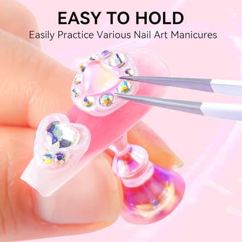 Makartt Magnetic Nail Stand Kit for Press-On Nails & Art