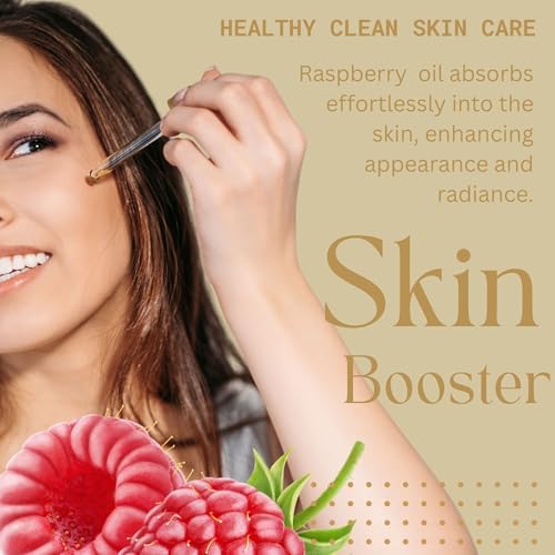 Best Nature's Red Raspberry Seed Oil ? 100% Pure, Organic, Cold-Pressed ? Natural Face & Hair Moisturizer ? Rich in Vitamin E, Omega 3 ? Anti-Aging Skincare ? 1 fl oz / 30 ml