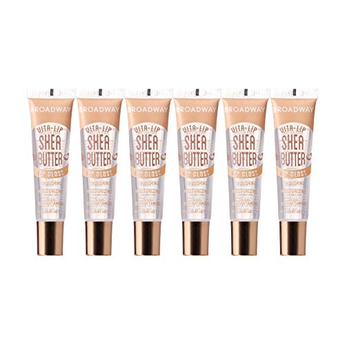 Ruby Kisses Broadway Vita-Lip Gloss - High-Shine, Non-Sticky (6 Pack)