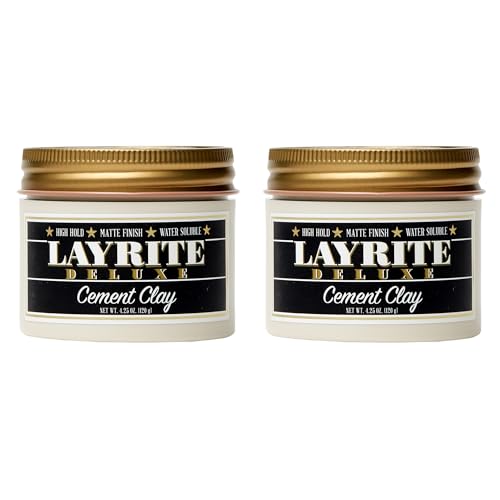Layrite Deluxe Cement Clay 4.25 oz 2-Pack
