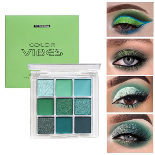 COOL STORY 9 Color Eye Shadow Palette - Long Lasting Matte & Shimmer