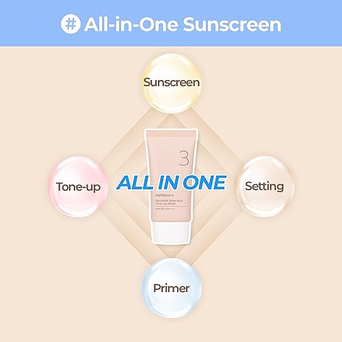 Numbuzin No.3 Porcelain Tone Up SPF50+ PA++++ Sunscreen