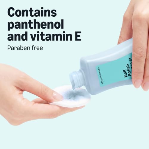 Amazon Essentials Nourishing Nail Polish Remover with Panthenol & Vitamin E - 6 Fl Oz