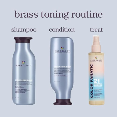 Pureology Strength Cure Blonde Purple Shampoo & Conditioner Set
