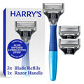 Harry's Original Shaving Kit - Razor Handle & 3 Blade Refills