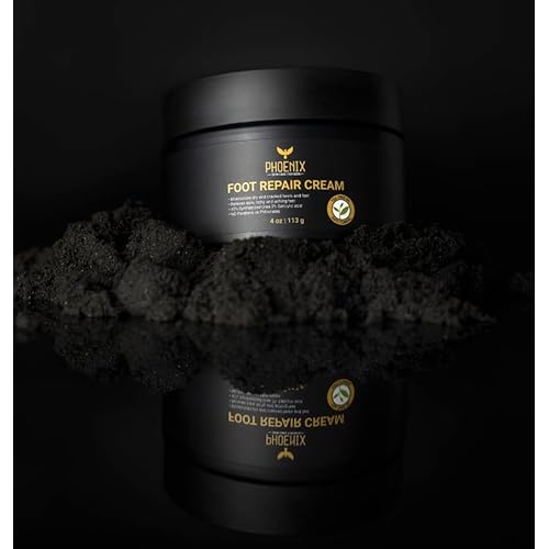 Phoenix Foot Cream - 42% Urea Cream for Cracked Heels, Dry Feet & Callus Treatment, Urea 40 Lotion with Tea Tree Oil & Salicylic Acid, Paraben-Free Foot Cream for Men