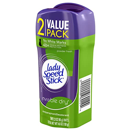 Invisible Dry Antiperspirant Stick, 24-Hour Fresh Protection, 2-Pack