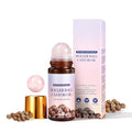 Rose Quartz Castor Oil Roller - Cold-Pressed, 1.7 fl oz