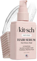 Kitsch Lightweight Anti-Frizz Hair Serum & 450°F Heat Protectant (2.3 oz)