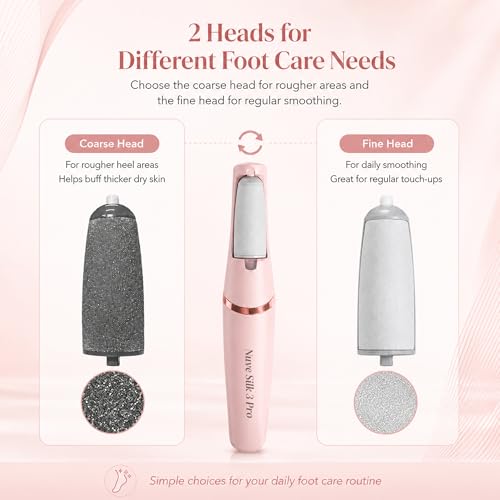 Nuve Silk 3 Pro Electric Callus Remover for Feet