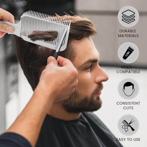 Saycker 2PCS Barber Fade Combs with Gradient Positioning