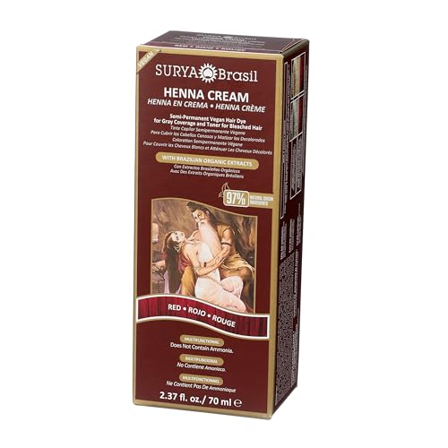 Surya Brasil Henna Cream Red - Natural Semi-Permanent Hair Color
