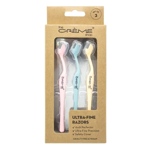 The Crème Shop Ultra Fine Dermaplane Razor Pack of 6 for Facial Hair Removal