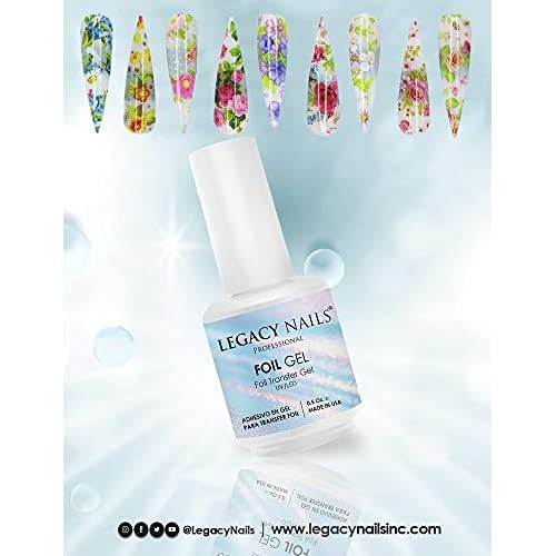 Legacy Nails Professional - Gel Glue & Foil Transfer Gel & Blossom Art Gel - The 3 Star Products for Your Designs.
