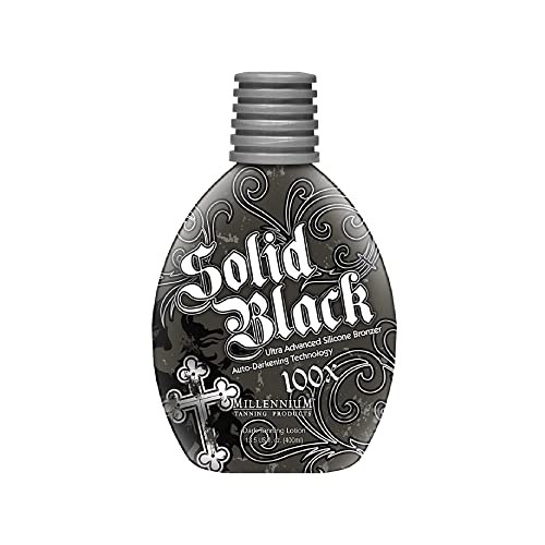 Millennium Tanning Solid Black 100X Dark Tanning Lotion 13.5oz