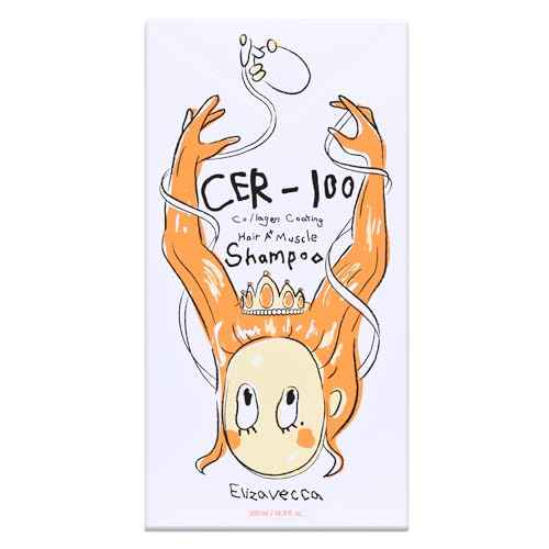 Elizavecca CER-100 Collagen Coating Hair A+ Muscle Shampoo, 16.9 fl oz