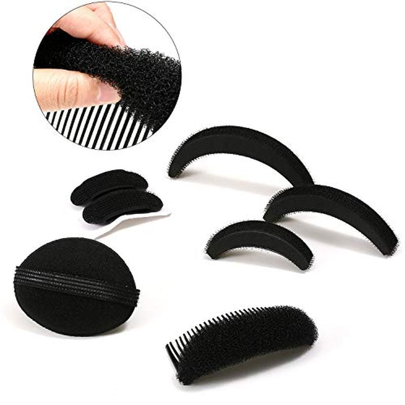 11-Piece Hair Volume Styling Set - Bump Sponge & Combs for Updos