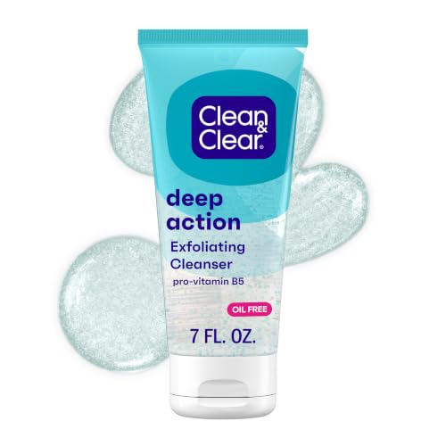 Clean & Clear Oil-Free Deep Pore Exfoliating Facial Cleanser 7oz - Natural Variation