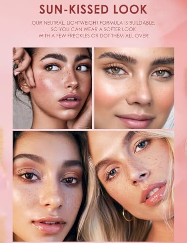 Dual-Ended Liquid Eyeliner & Freckle Stamp Pen - 2 in 1