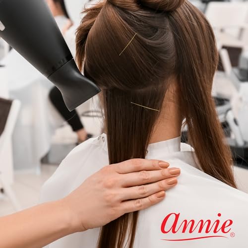 Annie Jumbo Hair Roller Pins Set - 2 3/4 Inch Bronze Metal Clips - 40 Count - Variation of THIS listing