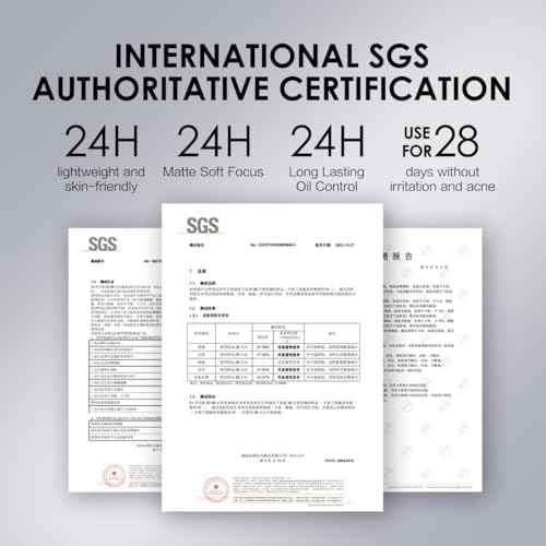 CARSLAN Waterproof Face Pressed Powder Compact, 24H Longlasting Oil Control Pressed Setting Powder Talc-Free Makeup, Shine Free, Poreless, Smooth, 01 Translucent for dry&com skin (0.28Oz)