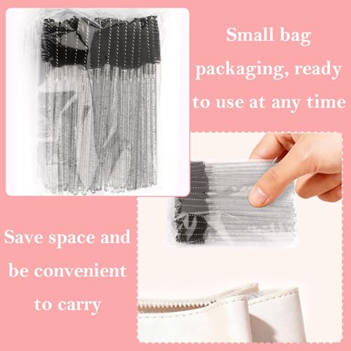 Disposable Eyelash Brush Spoolies 500PCS for Makeup & Lash Extensions