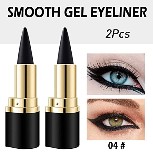 Kaely Gel Eyeliner Pencil Waterproof - 2Pc Set