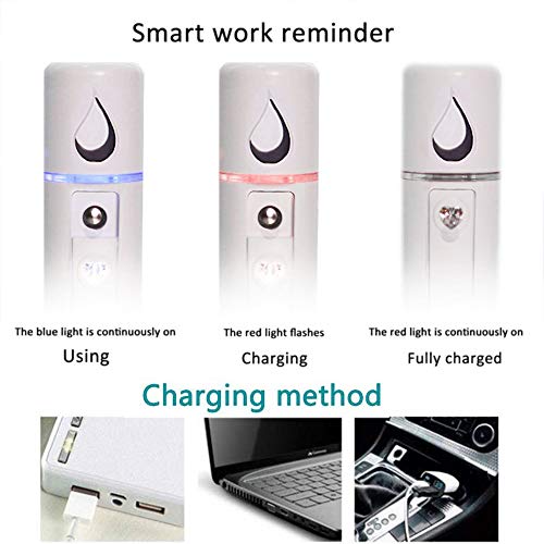 Nano Facial Mist Sprayer - USB Rechargeable Beauty Device