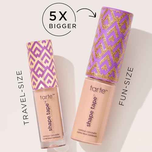 tarte shape tape best-sellers set ? Shape Tape Concealer, Hydrating Lip Gloss Balm & Mascara for Curl, Volume & Length, Longwear, Cruelty Free