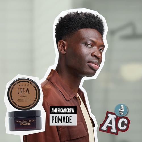 American Crew POMADE FOR HOLD AND SHINE 3 OZ for Men | Men's, Like Styling Gel, High Shine