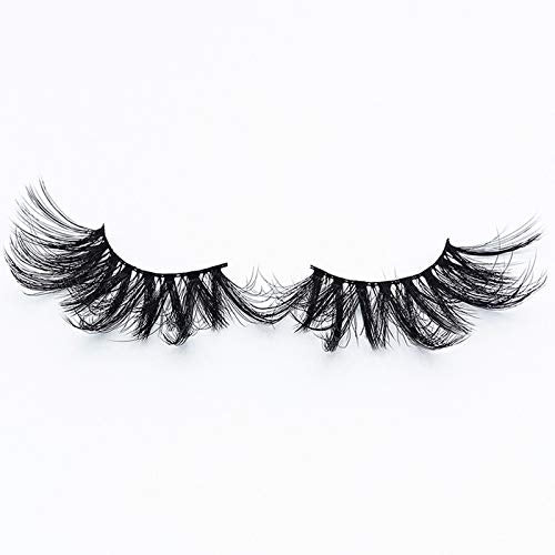25MM Mink False Eyelashes Strip Lashes - 8 Pairs Fluff