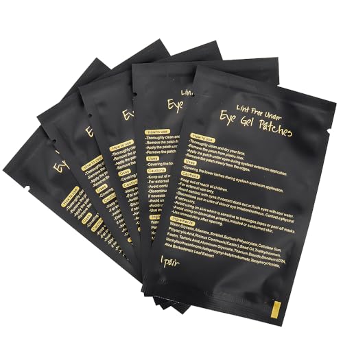 Lash Extension Under Eye Pads - 100 Pairs Hydrogel Lint Free