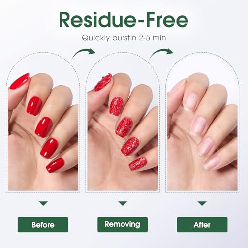 COSMOO Magic Gel Nail Polish Remover 15ml - Quick & Easy Burst Formula