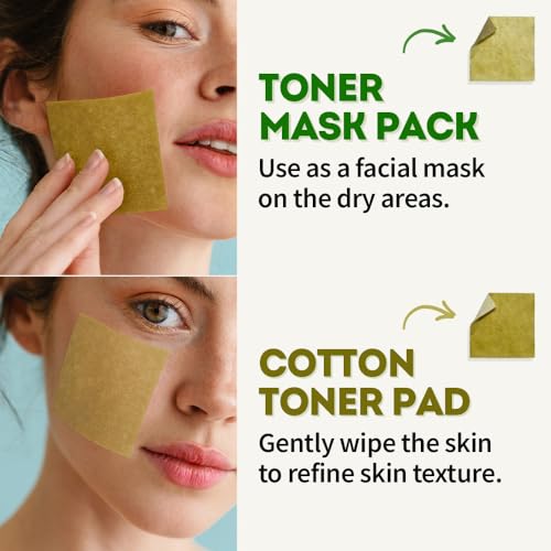 EUNYUL Lab Calming Solution CICA Toner Pad [6.43 fl. Oz. / 190ml] 60 Pads Face Toner Pads, Korean Skincare with Vegan Certificated Cotton Pad
