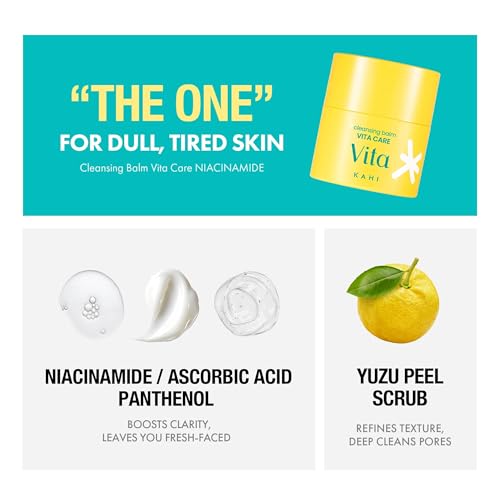 KAHI Yuzu Cleansing Balm with Niacinamide & Vitamin C