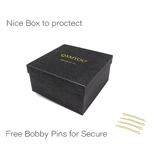 QXMYOO Princess Pearl Crowns Cubic Zirconia Queen Tiaras for Bride Headdress Vintage Birthday Prom Pageant Wedding Tiaras and Crowns Silver Crystal Bridal Hair Accessories