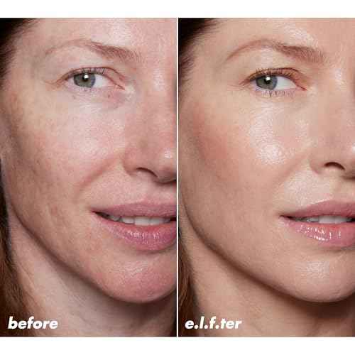 e.l.f. Halo Glow Skin Tint SPF 50, Tinted Moisturizer For Light, Buildable Coverage, Creates A Natural Glow, Vegan & Cruelty-Free, 4 Light Neutral