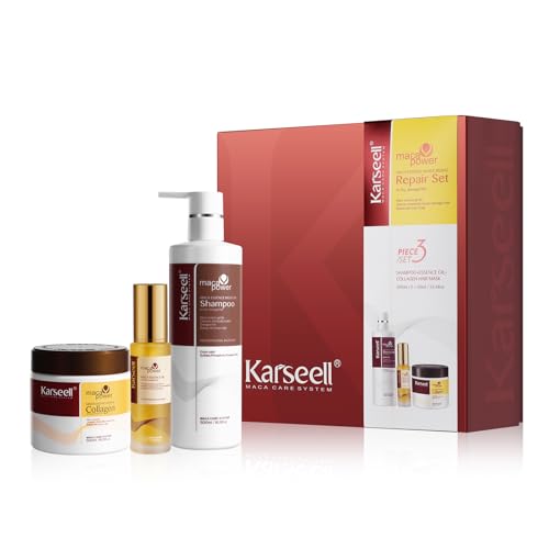 Karseell Collagen Hair Treatment Set - Deep Repair Mask & Shampoo