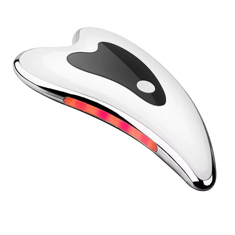 Electric Gua Sha Microcurrent Face Massager with Vibration