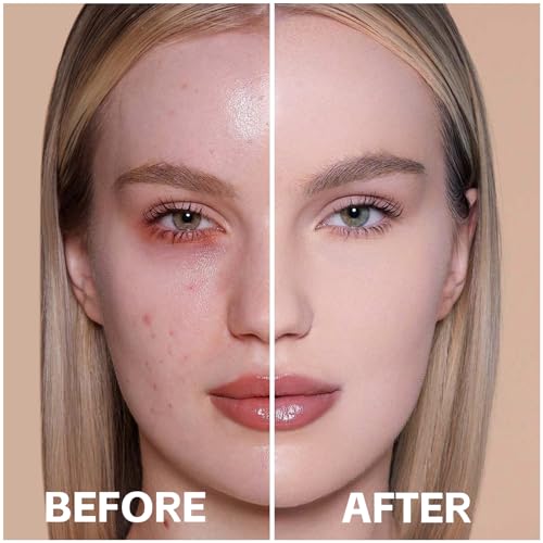 Creamy Concealer & Foundation Stick, Full Coverage Makeup Stick Matte, Lightweight Hydrating Natural£¬Under Eye Concealer Pen for Dark Circles, Acne & Spots