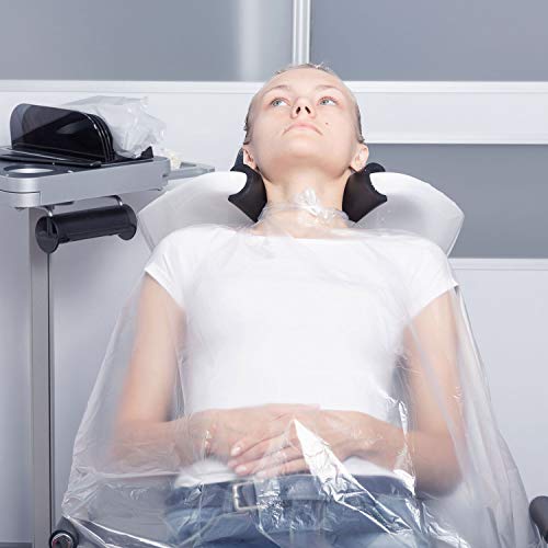 WILLBOND 100 Disposable Salon Capes, 51.2 x 36.2 Inch, Waterproof