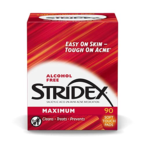 Stridex Daily Care Acne Pads Maximum Strength - 90 Count (Pack of 2)