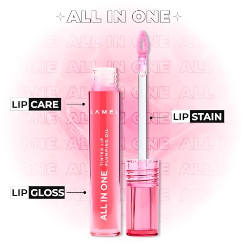 Lamel All-in-One Tinted Lip Oil - Peachy 401