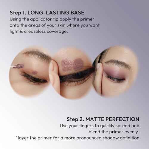 JAVIN DE SEOUL Wink Eye Primer | Long-Lasting Crease-Free Eye Makeup, Smooths & Preps Eyelid Base, Vibrant Colors, All-Day Wear - 5.5g (05 Pale Rose)