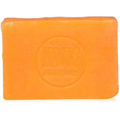 Kojie San Original Kojic Acid Soap that Reduces Dark Spots, Hyperpigmentation, & Scars with Exfoliating Soap Net Included ? 135g x 6 Bars