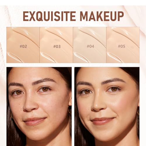 2Pcs Long-Lasting Concealer Foundation Stick, Face Foundation Contour Stick£¬Creamy Full Coverage, Hydrating Olive & Camellia Formula for Dark Circles & Blemishes (2#NATURAL)